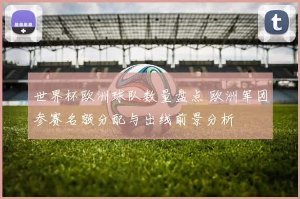 世界杯欧洲球队数量盘点 欧洲军团参赛名额分配与出线前景分析